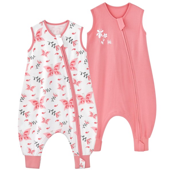 Yoofoss Baby Sleeping Bag with Leg 100% Cotton 0.5 TOG