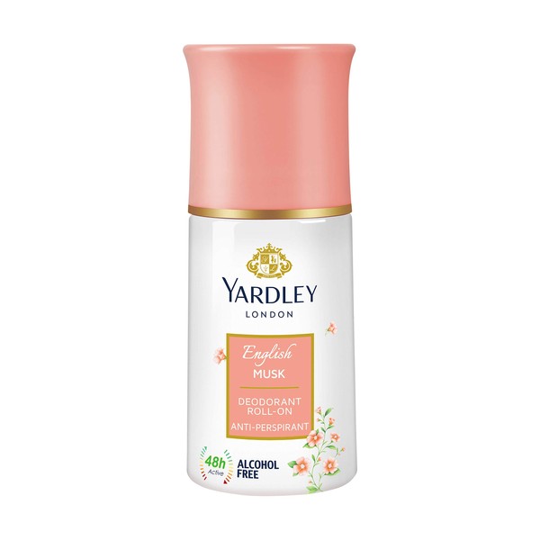 Yardley English Musk by Yardley London Deodorant Roll-On Alcohol Free 50 ml