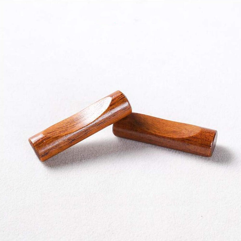 6 Pieces Natural Wooden Chopstick Rest Stands Spoon Rest Dinner