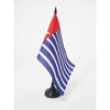 AZ FLAG REPUBLIC OF WEST PAPUA TABLE FLAG 5'' x