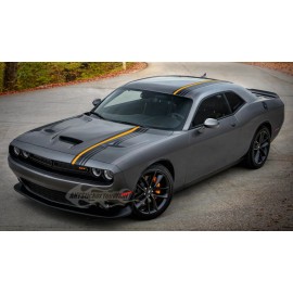 ANYStickerYouWant Crush Offset Rally Stripe Vinyl Decal Fits Dodge Challenger 2015-2023