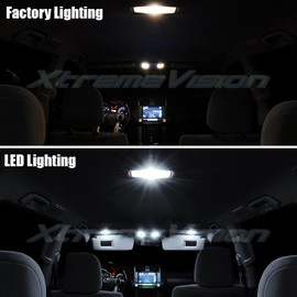 XtremeVision Interior LED for Mazda CX9 2007-2012 (10 Pieces) Pure White Interior LED Kit + Installation Tool