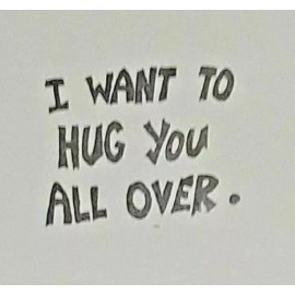 Majestic Greetings 1 Special Friend Greeting Card/Envelope Humorous Adult Hug Squeeze Hold Cuddle