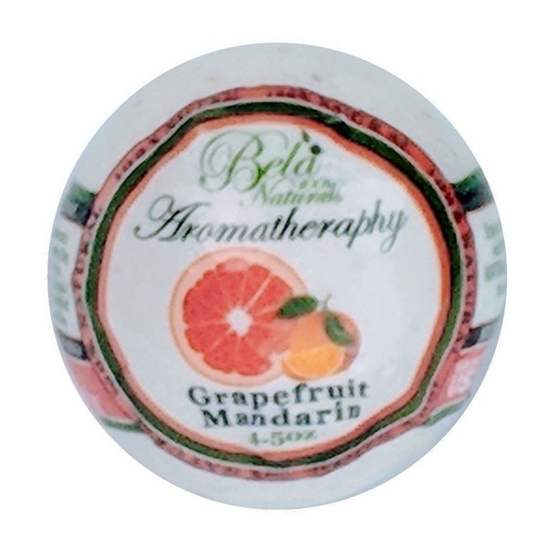 Bela 100% Naturals Aromatheraphy Bath Bomb - Grapefruit Mandarine