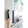 Yamazaki 3399 Magnetic Kitchen Paper Holder with Stopper, Black, Approx.