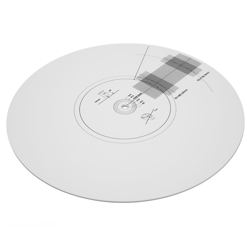 Turntable Cartridge Alignment Protractor Mat Prevent Slip Static Shockproof Phonograph