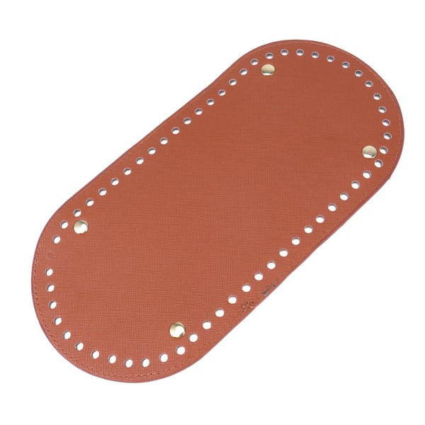 Gadpiparty 1PC Oval PU Leather Bottom Shaper Pad for DIY