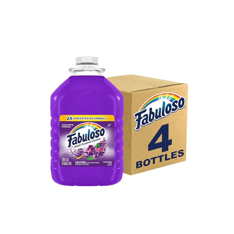 Fabuloso All Purpose Cleaner, Floor Cleaner, Makes 64 Gallons per