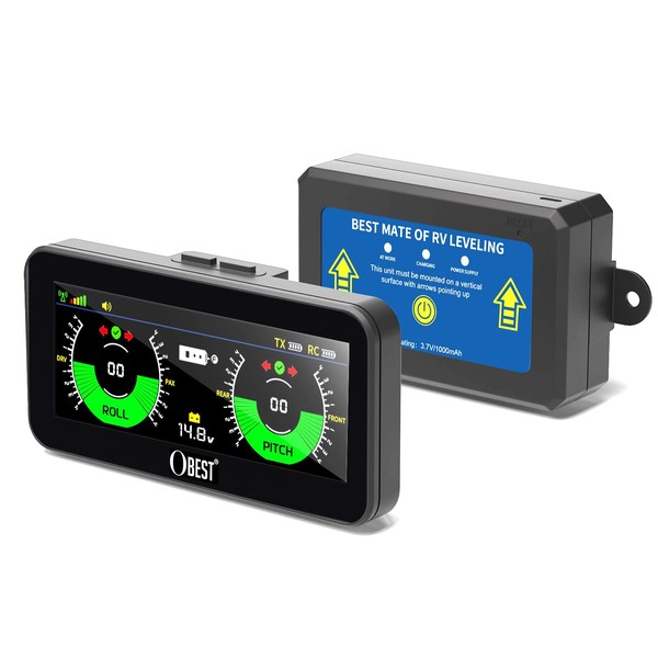 OBEST RV Leveling System Electronic, Motorhome Levelling System, Tilt Meter