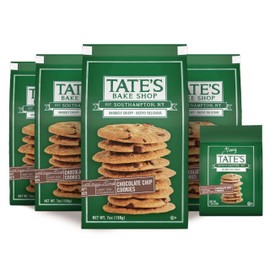 Tate's Bake Shop Chocolate Chip Cookies and Tiny Tate's Chocolate Chip Cookies Variety Pack, 5 Bags