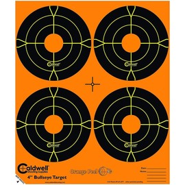 Caldwell Orange Peel 4 Inch Bullseye 10 Sheets