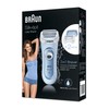 Braun Silk-Ã©pil 5 Damenrasierer, 3-in-1-Elektrorasierer, Trimmer- und Peeling-System, Wet &amp;