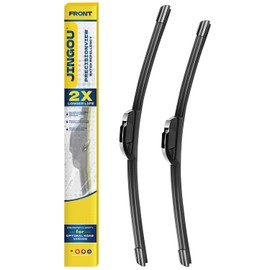 JINGOU 20''+18'' Front Windshield Wiper Blades Compatible with 2000 Honda Civic 2003-2009 Nissan 350Z OEM QUALITY Premium All-Season Automotive Replacement Wipers (Pack of 2)