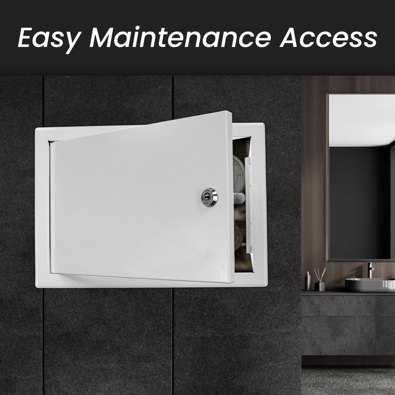 Repa Market 8 x 8 Inch Access Panel for Drywall/White