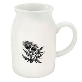 300ml 'Abstract Thistles' Ceramic Milk Jug (MJ00015462)