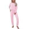 Ekouaer Pajamas Set for Women Soft Comfy Pjs Sets Long