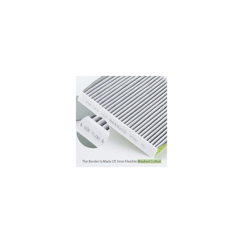 HANN&CO Activated Carbon Woven Stitching HEPA Cabin Air Filter（HCC1011）