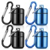 Mircube 4 Pack Ear Plug Carrying Case Keychain, Portable Keychain