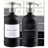 Hand and Dish Soap Dispenser for Kitchen and Bathroom, Set