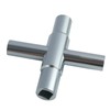 Four-shaft wrench, universally applicable for electric boxes, gas, water and