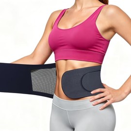 Fitomo Lower Back Support Belt for Men & Women, Lightweight Lumbar Support