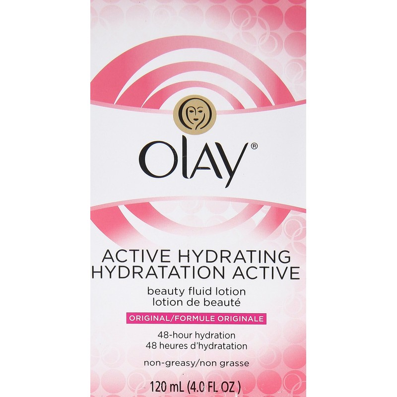Olay Active Hydrating Beauty Fluid Lotion, 120 mL