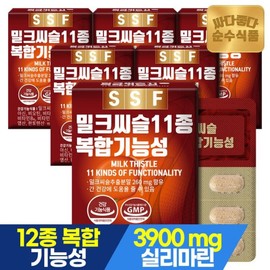 Sunsu Foods 순수식품 밀크씨슬 11종 복합 기능성 6박스(180정) 6개월분 Sunsu Food Milk Thistle 11-Component Complex Functionality 6 Boxes (180 Tablets) 6-Month Supply
