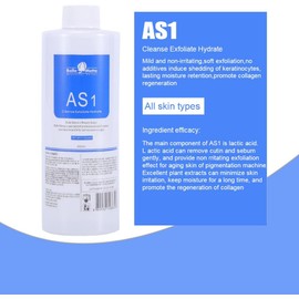 YMEYFAN- Para todo tipo de piel: la solución AS1 es adecuada para todo tipo de piel, exfoliantes limpios, suaves y no irritantes, exfoliación suave, sin aditivos, induce el desprendimiento de queratin