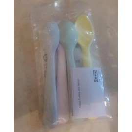 IKEA New IKEA Pastel Kalas Children's Spoons Set of 4 Toddler