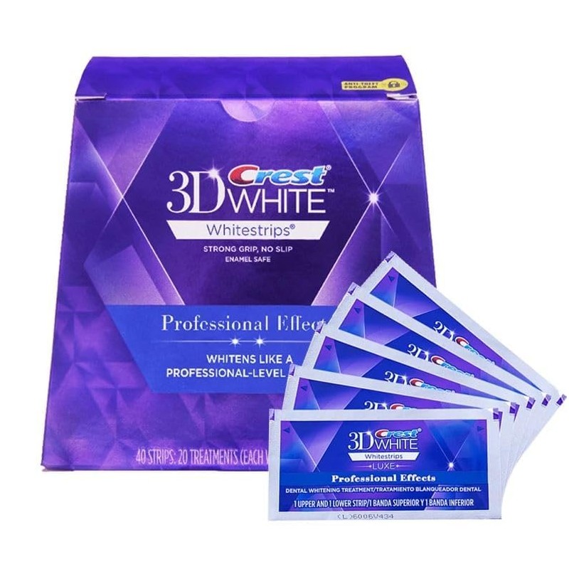 Crest 3D No Slip Whitestrips Professional Effects Teeth Whitening Kit
