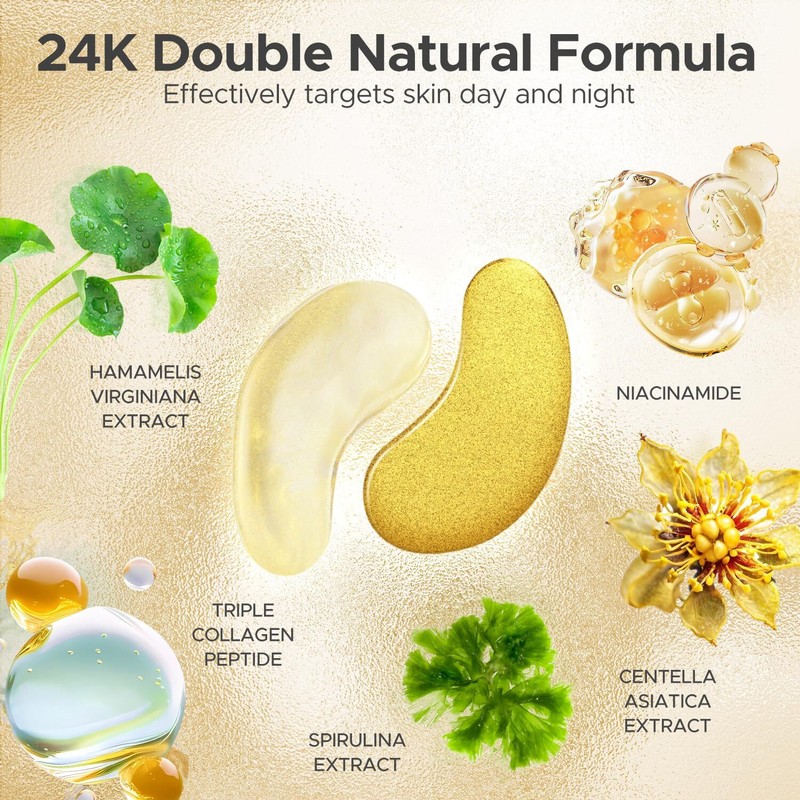 HOPEMATE Under Eye Patches for Puffy Eyes,Dark Circles,Wrinkl