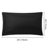 PiccoCasa Brushed Microfiber Pillowcases 2 Pack Soft Breathable Pillow Covers