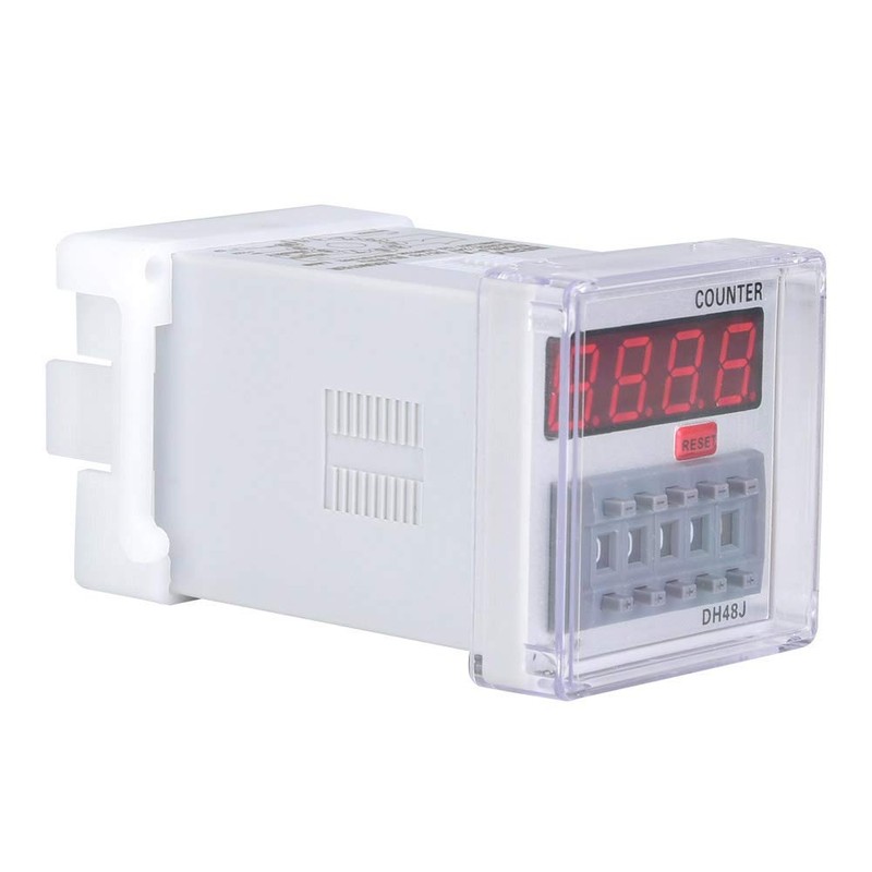 Electronic Meter Relay, DH48J-A Digital Counter Relay LED Display Terminal