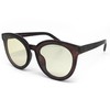 O2 Eyewear 7296-1 Premium Oversize Fashion Candy Tint Sunglasses (BROWN/CLEAR