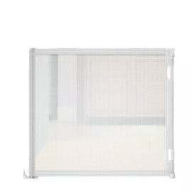 롤안전문 강아지 울타리 현관문 중문 반려견 타공형 펜스 [Q. 흰색 망원경 도어 1.4] Dog Fence Safety Door Indoor Gate for Pets [Q. White Telescope Door 1.4]