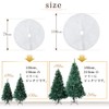 Christmas Tree Skirt, Christmas Decoration, Blindfold, 30.7 inches (78 cm),