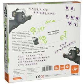 FoxMind Games: Stinker, Word Game, Party Game Where The Goal is Laughter, 200 Hilarious Questions, for 3 to 6 Players, Ages 10 and Up