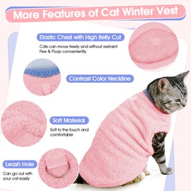 Sphynx Cat Clothes - Warm Fleece Coat & Jumpsuit for Hairless Cats