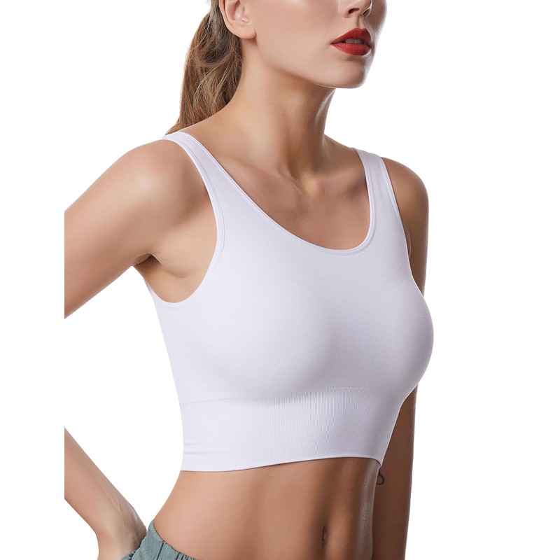 SPRIMEMONG brasier deportivo ligero para mujer, sin costuras, cómodo, brasier