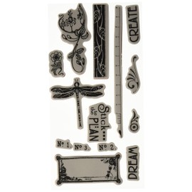 Hampton Art Graphic 45 Artisan Style Cling Stamps-#2