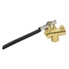 1/4" Carpet Cleaning Wand Angle Valve，Brass Angled Flow Control Valve