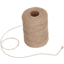 Fafeicy Cuerda de Yute Natural 2mm de Alta Resistencia 300 Metros Rollo para Proyectos de Manualidades Decoración de Jardín y Trabajos de Bricolaje con Textura de Cáñamo