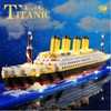OCAR Modelo Titanic de Bloques Microset,Juego de Bloques de 1878