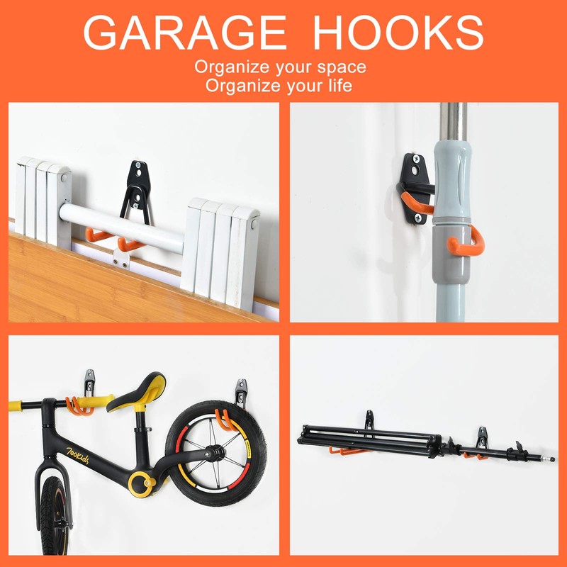 AOBEN Garage Hooks Heavy Duty, Steel Garage Storage Hooks, Utility