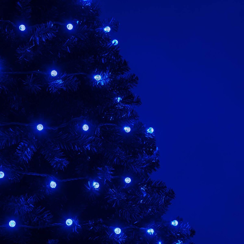 G12 LED Razzberry Blue Prelamped Light Set, Green Wire -