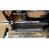 Fits JEEP Wrangler TJ Aluminum Diamond Plate Door Entry Guards