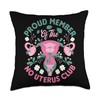 Uterus Removal Surgery Recovery Hysterectomy Throw Pillow