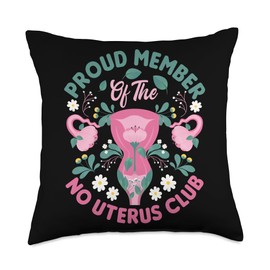 Uterus Removal Surgery Recovery Hysterectomy Throw Pillow
