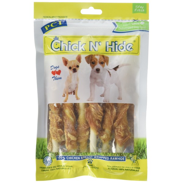 Pet Center Chick n' Hide Dog Treats, 6 Pack