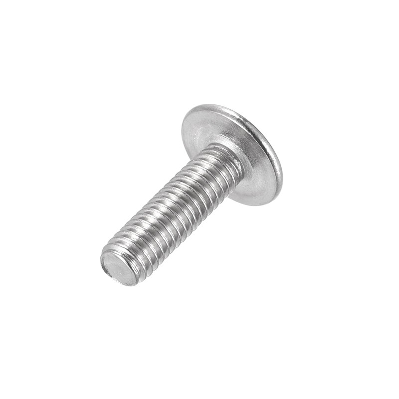 sourcing map Flanged Button Head Socket Cap Screws, M6*20mm Hex